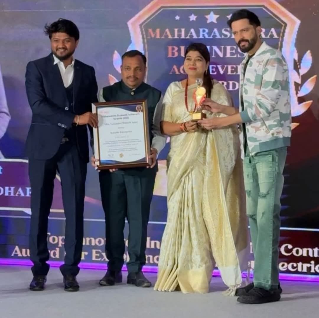 महाराष्ट्र बिझनेस अचिव्हर अवार्डस 2025 पुरस्कार वैष्णवीताई महेश सातव यांना देण्यात आला