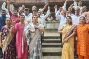 ओबीसींचे ज्येष्ठ नेते छगन भुजबळ यांची कॅबिनेट मंत्रीपदी निवड झाल्याबद्दल समता परिषदेतर्फे आनंदोत्सव.