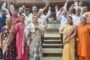 ओबीसींचे ज्येष्ठ नेते छगन भुजबळ यांची कॅबिनेट मंत्रीपदी निवड झाल्याबद्दल समता परिषदेतर्फे आनंदोत्सव.
